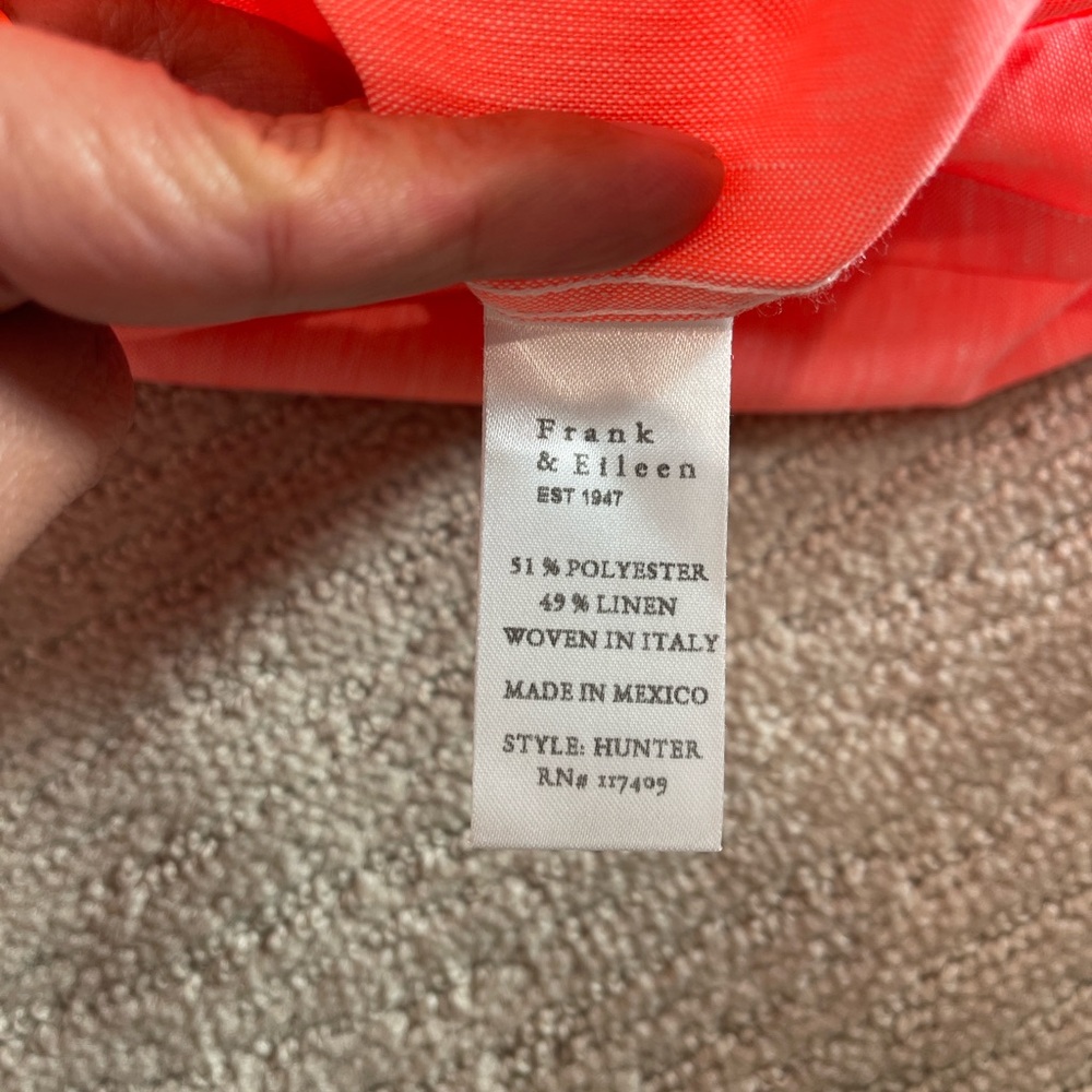 Frank & Eileen Light Coral Shirt - Picture 5 of 5